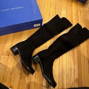 Stuart Weitzman Black Over the Knee Boots